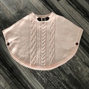 Adorable Pink Sweater Cape